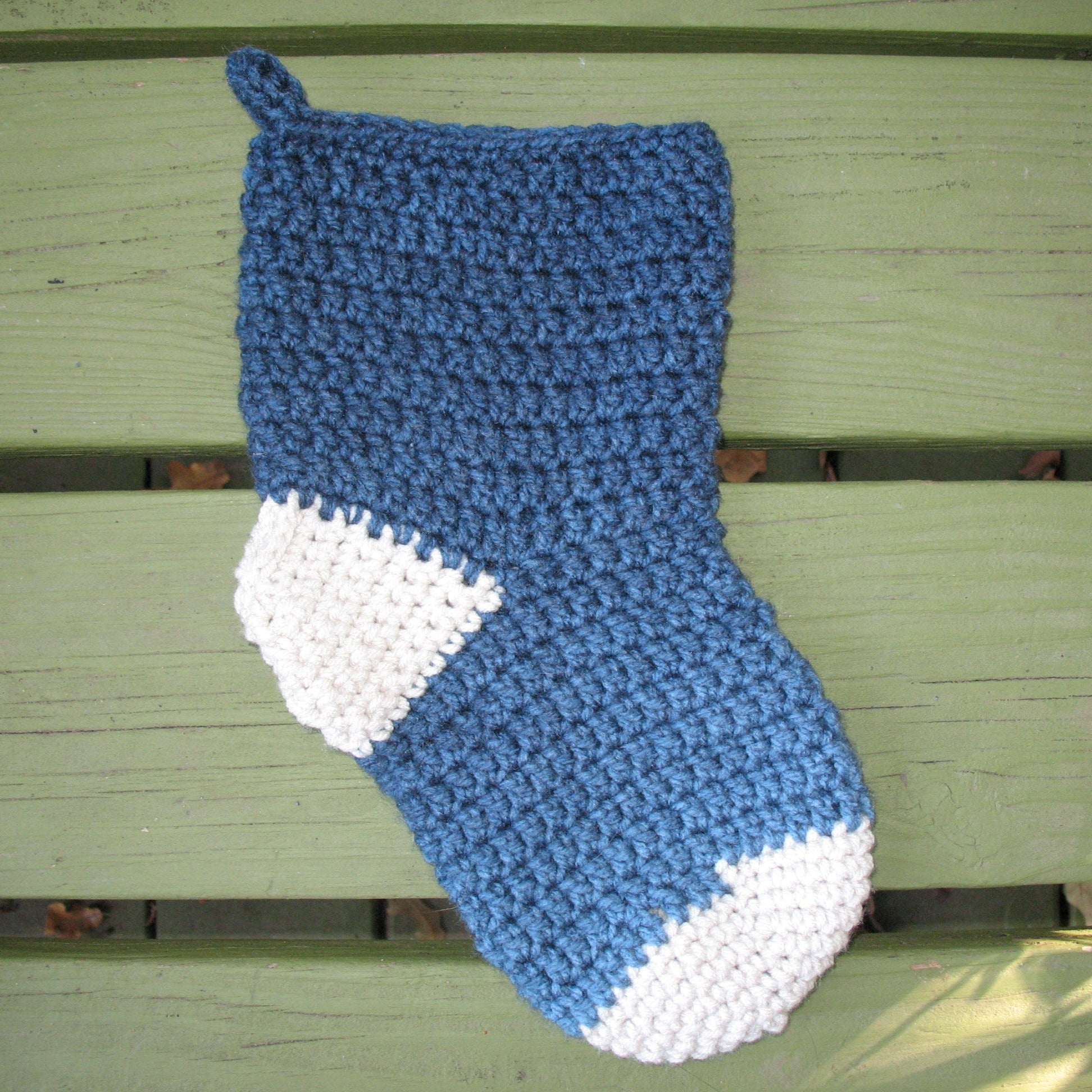 Two-Toned Christmas Stocking